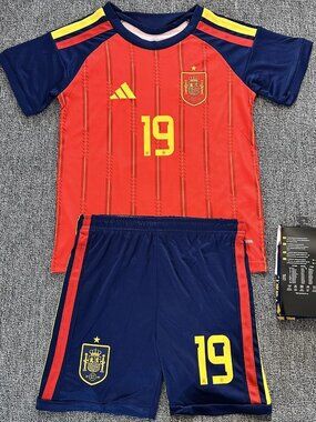 Kids LAMINE YAMAL 2026 World Cup Soccer Jersey Suit